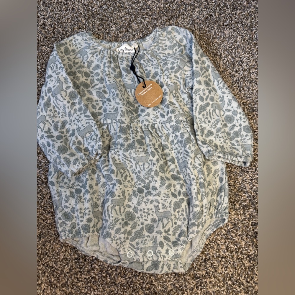 City Mouse Bubble Romper